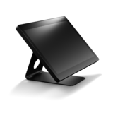 Produktfoto eines MIKKA Desktop Monitors, dieser lässt sich einfach am Schreibtisch aufstellen oder an die Wand montieren  | © MIKKA GmbH