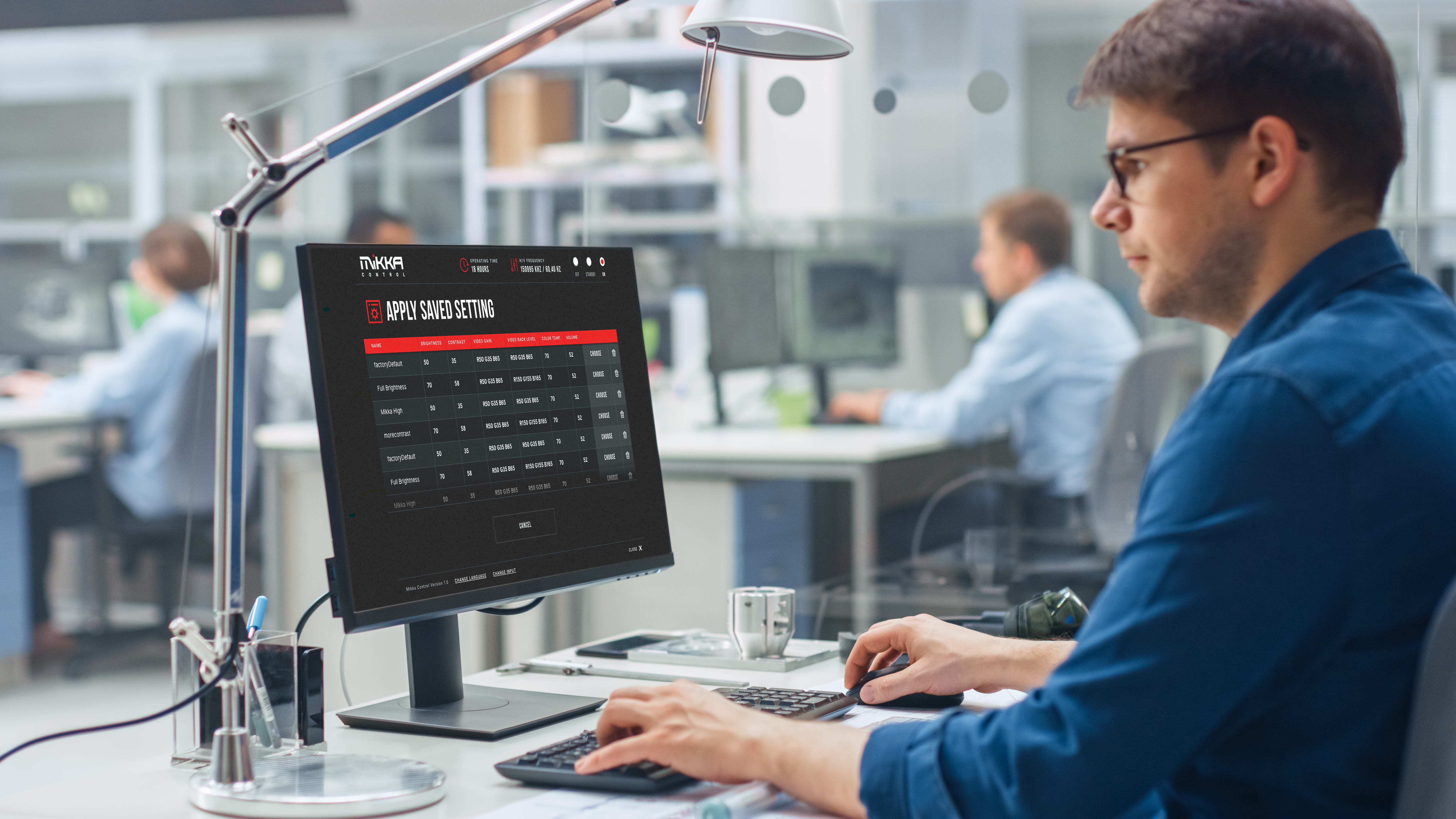 Mit MIKKA remote steuern Sie aus der Ferne die Monitoreinstellungen (OSD Menü) ihres MIKKA Monitors